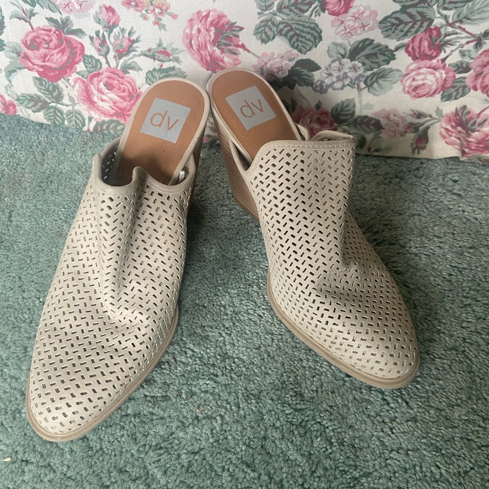 Open-backed heels